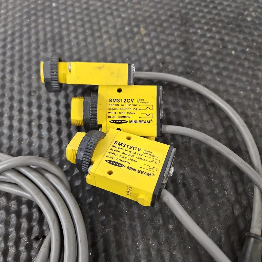 Фотоэлектрический датчик Banner Photoelectric Automation Sensor With Wiring SM31 — фото лота 1