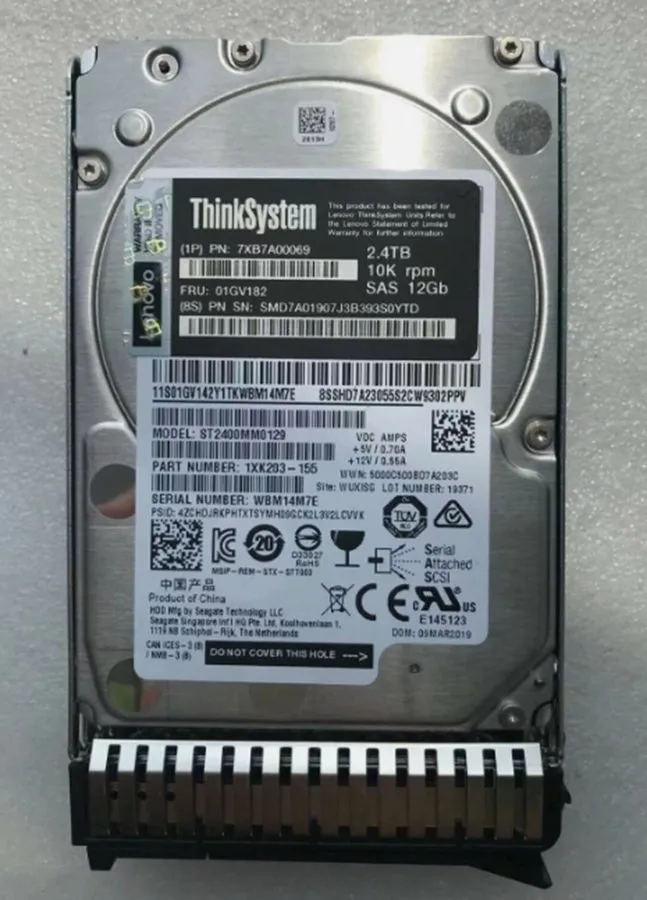 Жёсткий диск Lenovo 01PG636 4XB7A14113 1.8TB SAS 10K 12Gb/s SAS 2.5" Hard Drive 