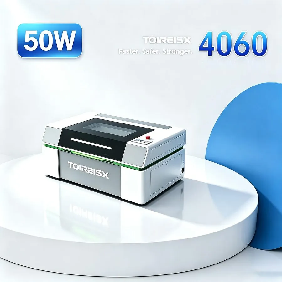 Лазерный гравёр TOIREISX 50W Desktop CO2 Laser Engraver Cutter Machine 700mm/s H