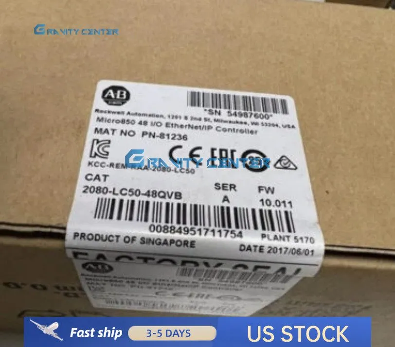 ПЛК Allen Bradley 2080-LC50-48QVB Micro850 48 I/O EtherNet/IP Controller