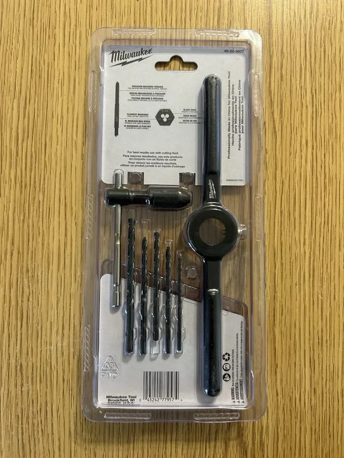 Режущий инструмент Milwaukee 49-22-5600 Heavy Duty SAE Tap and Die Set