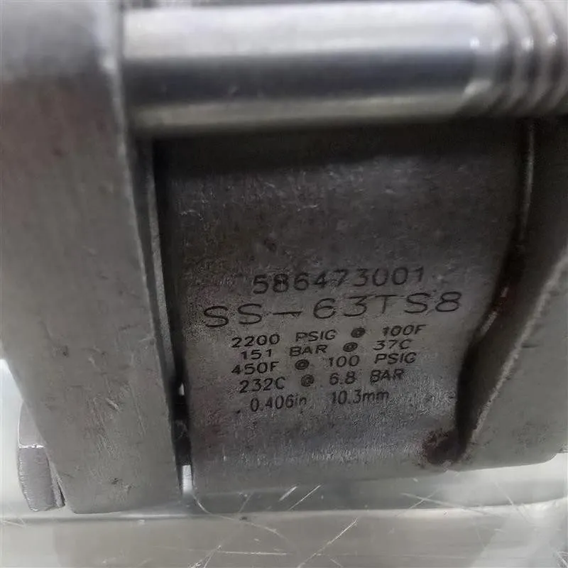 Клапан SWAGELOK SS-63TS8 Stainless Steel 3-Piece 60 Series Ball Valve