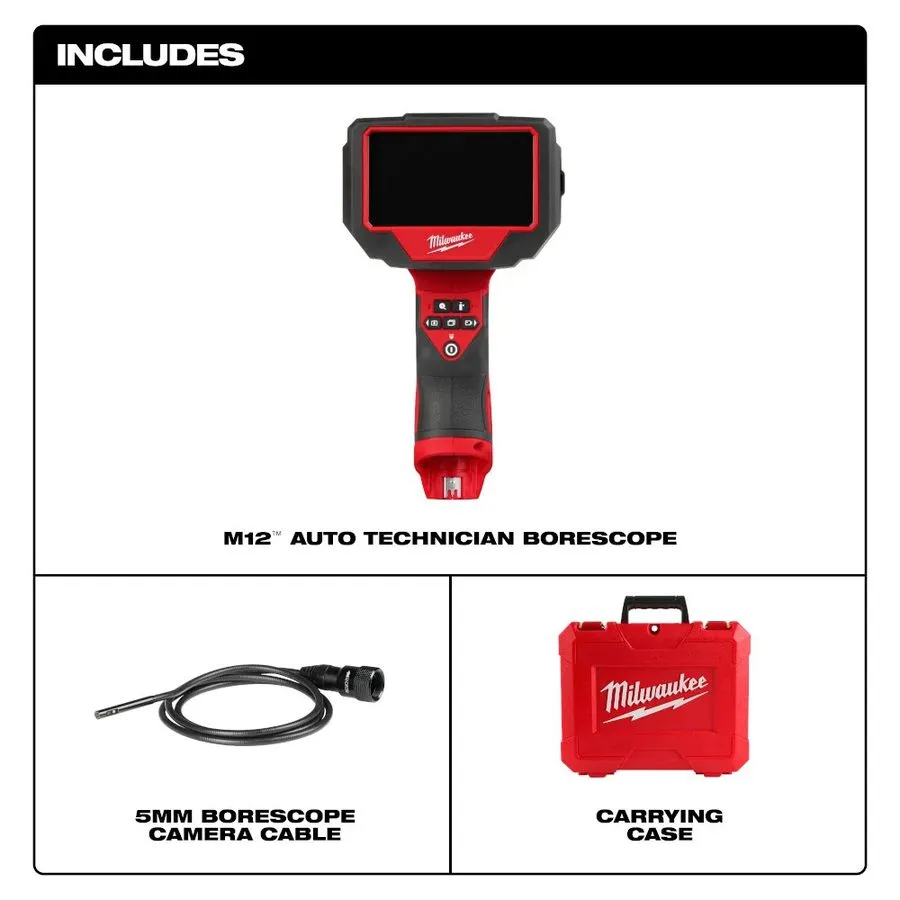 Видеоэндоскоп Milwaukee 3150-20 M12™ Auto Technician Borescope (Tool Only)