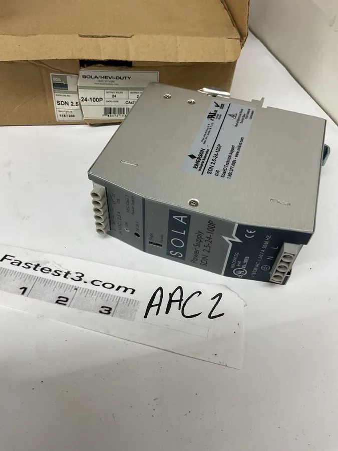 Блок питания Emerson SolaHD SDN 2.5-24-100P 24VDC 2.5A 60W DIN Rail Power Supply