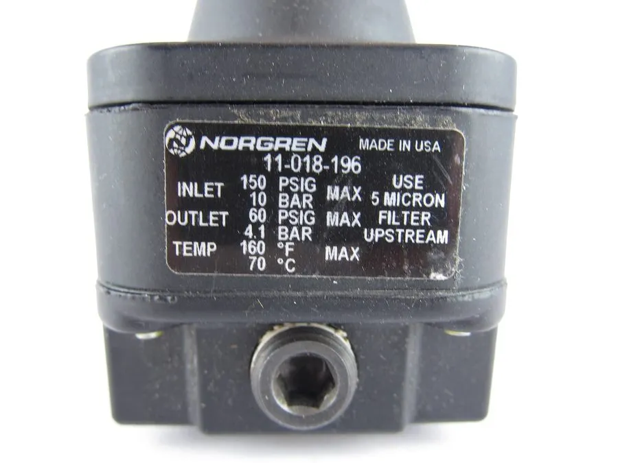 Регулятор давления Norgren 11-018-196 Pneumatic Regulator 150 PSIG