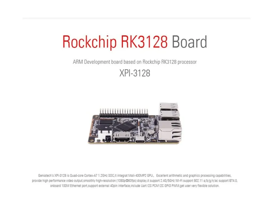 Плата XPI-3128 Single Board Computer, Embedded Computer Module, Development Boar — фото лота 1
