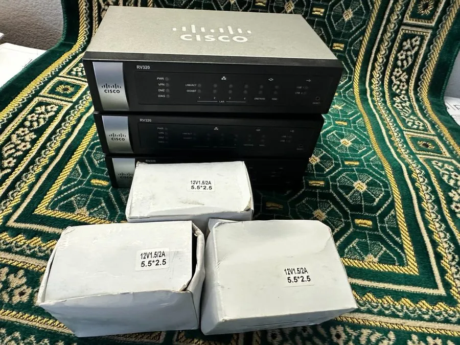Маршрутизатор Cisco RV320 4-Port Gigabit Dual Wan VPN Security Router