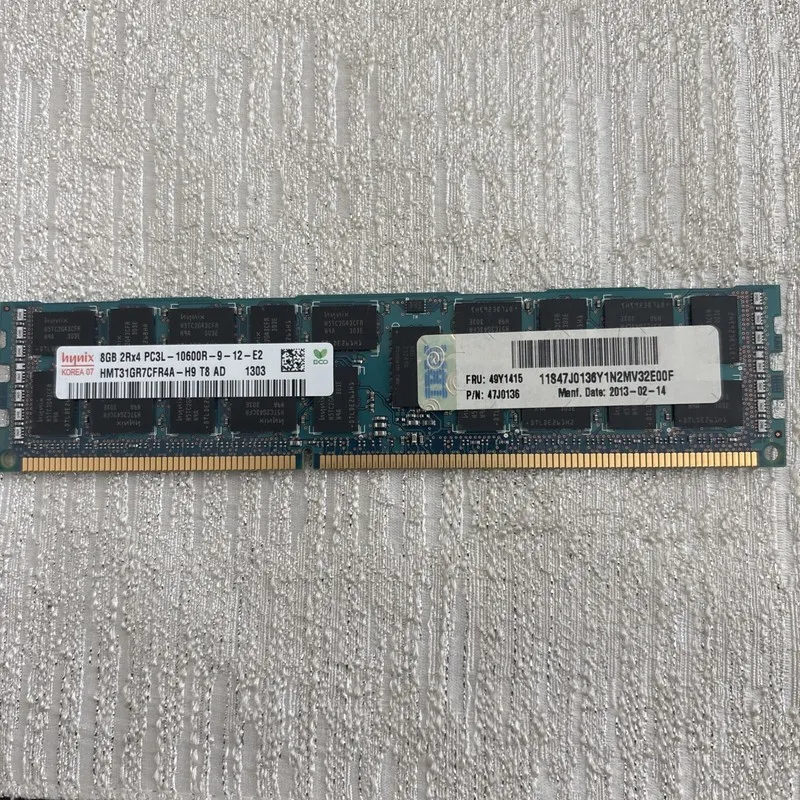Модуль памяти Hynix 8GB 2Rx4 PC3-10600R DDR3 ECC Server RAM HMT31GR7CFR4A-H9