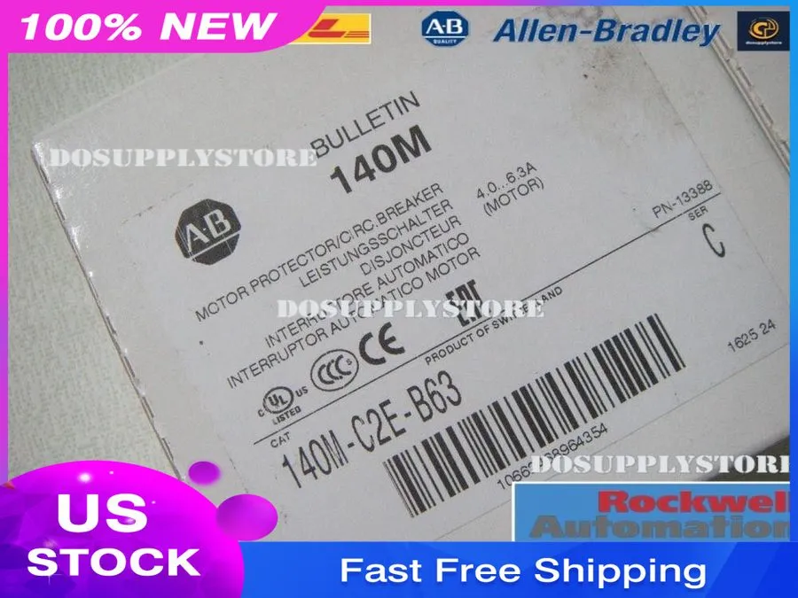 Автоматический выключатель Allen Bradley 4-6.3A 3 Pole Motor Protection Circuit 