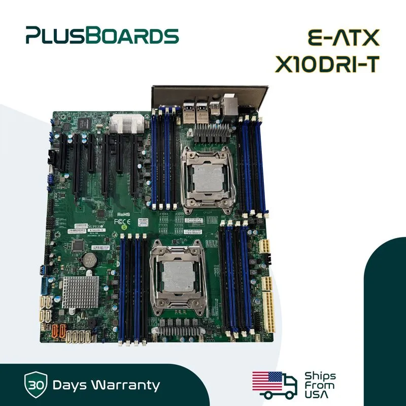 Материнская плата Supermicro X10DRi-T Dual LGA2011-3 E-ATX 2x10G LAN DDR4 Server — фото лота 1