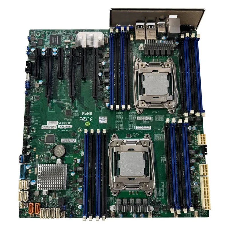 Материнская плата Supermicro X10DRi-T Dual LGA2011-3 E-ATX 2x10G LAN DDR4 Server — фото лота 3