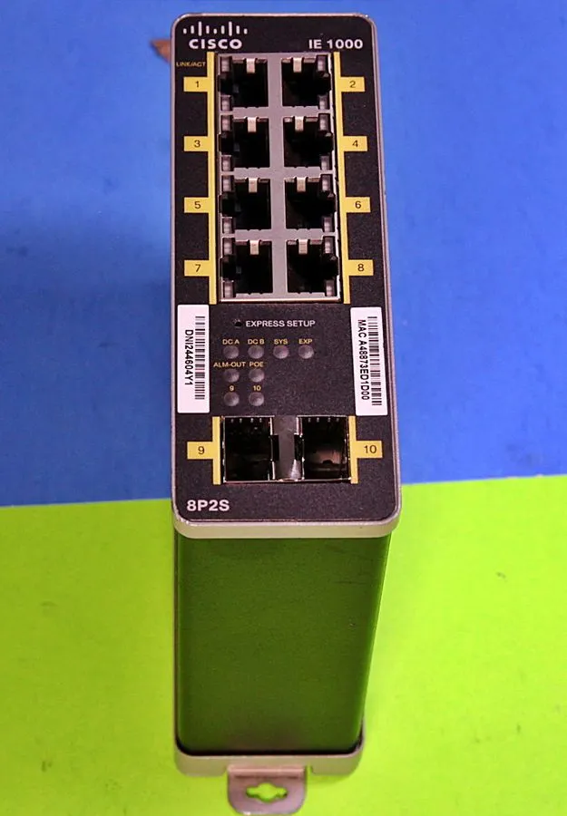 Коммутатор Cisco IE-1000-8P2S-LM Industrial Ethernet Switch 10 Port SFP POE+