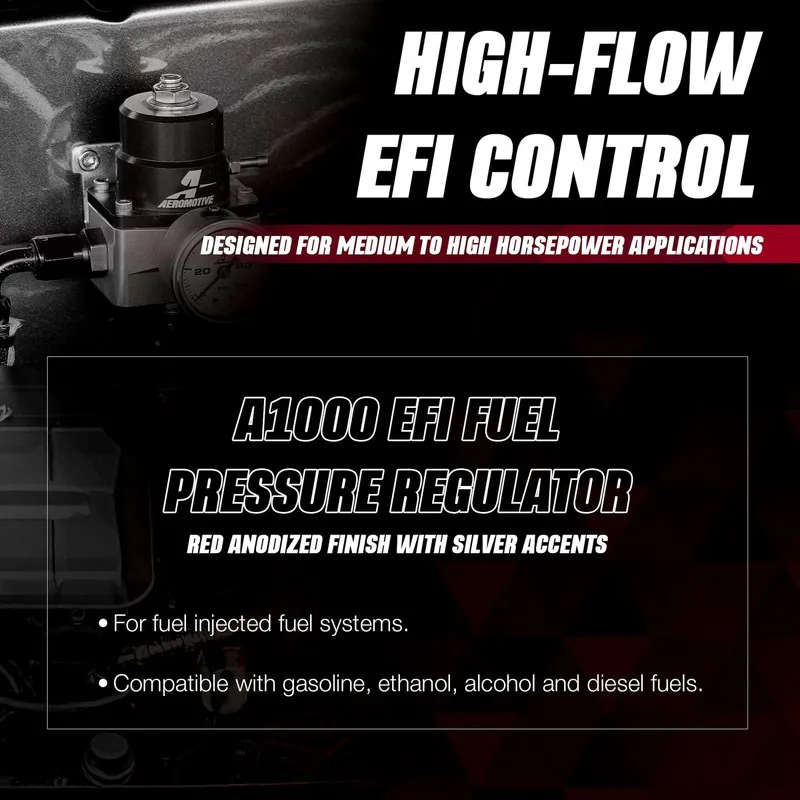 Привод Aeromotive A1000-6 Injected Bypass Adjustable Fuel Pressure Regulator 131