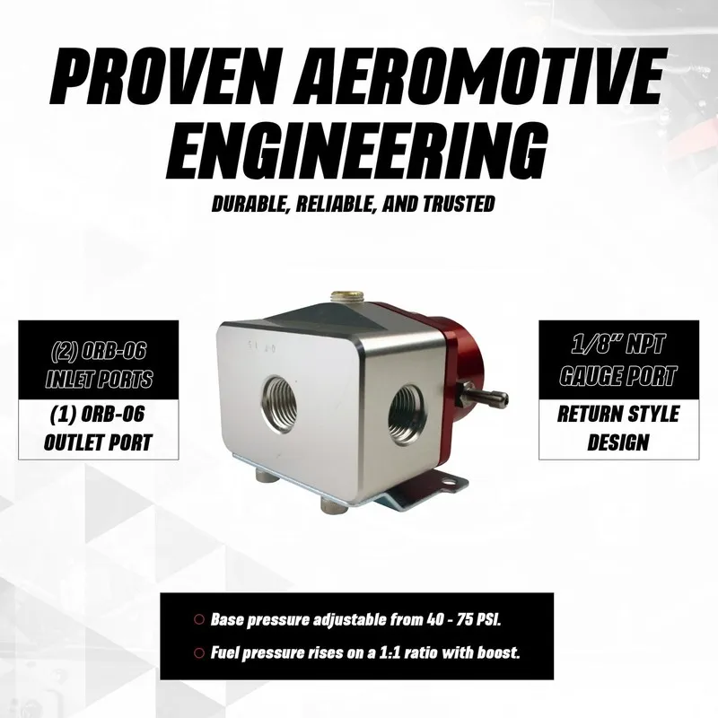 Привод Aeromotive A1000-6 Injected Bypass Adjustable Fuel Pressure Regulator 131 — фото лота 2