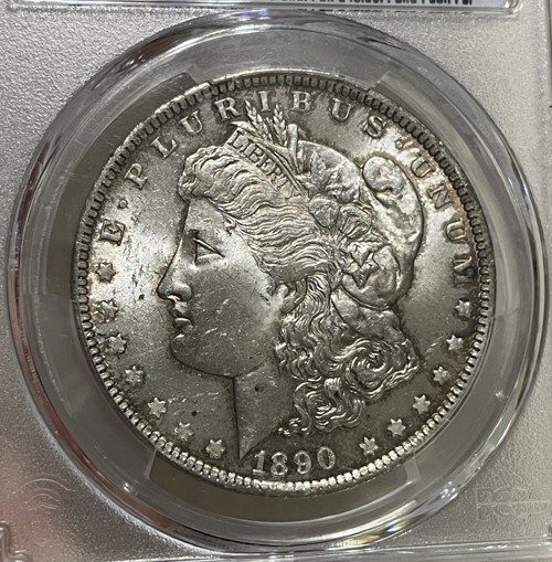 Измерительный инструмент 1890-O Morgan Silver Dollar VAM 10 Comet Variety 1890 O