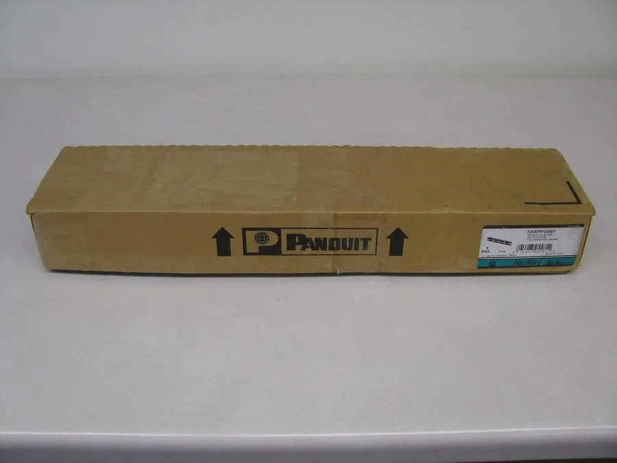 Патч-панель Panduit NetKey 48-Port Cat6 Punchdown Patch Panel NK6PPG48Y ~STSI