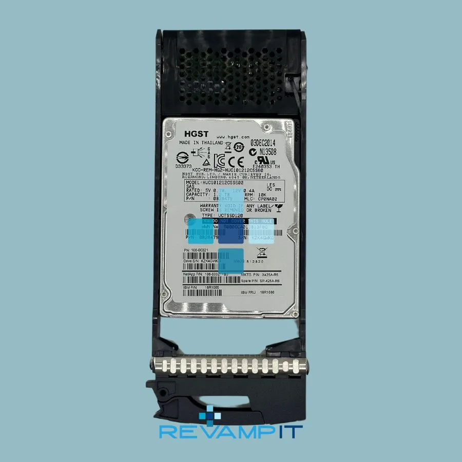 Жёсткий диск NETAPP HUC101212CSS600 X425A-R6 SP-425A-R6 1.2TB 10K 6Gb/s SAS 2.5'