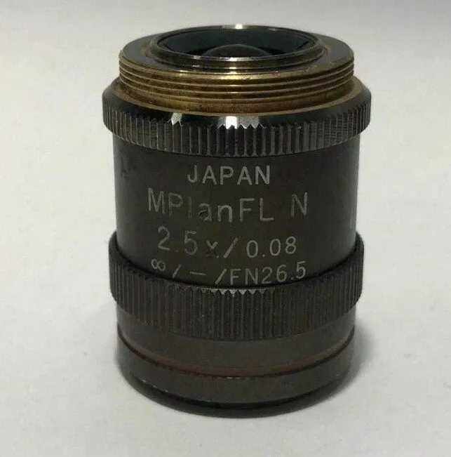 Объектив микроскопа ✅ OLYMPUS MPlanFL N 2.5X/0.08 Long Working Distance Microsco