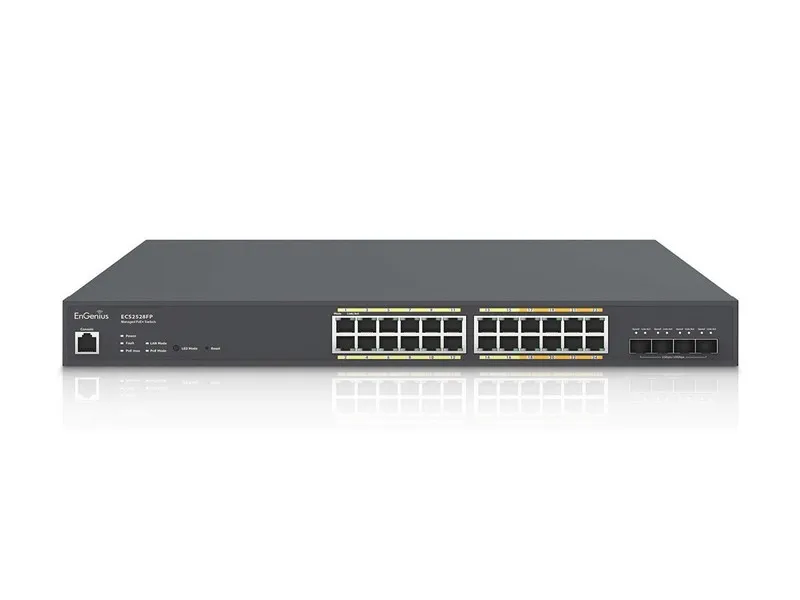 Коммутатор ICRealtime ECS2528FP Cloud-Managed 24-Port PoE+ Multi-Gig Switch 4x S