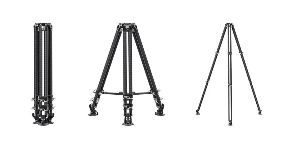 Оборудование видеонаблюдения Leofoto LVC-253C Dual-Tube Video Tripod 75mm Integr