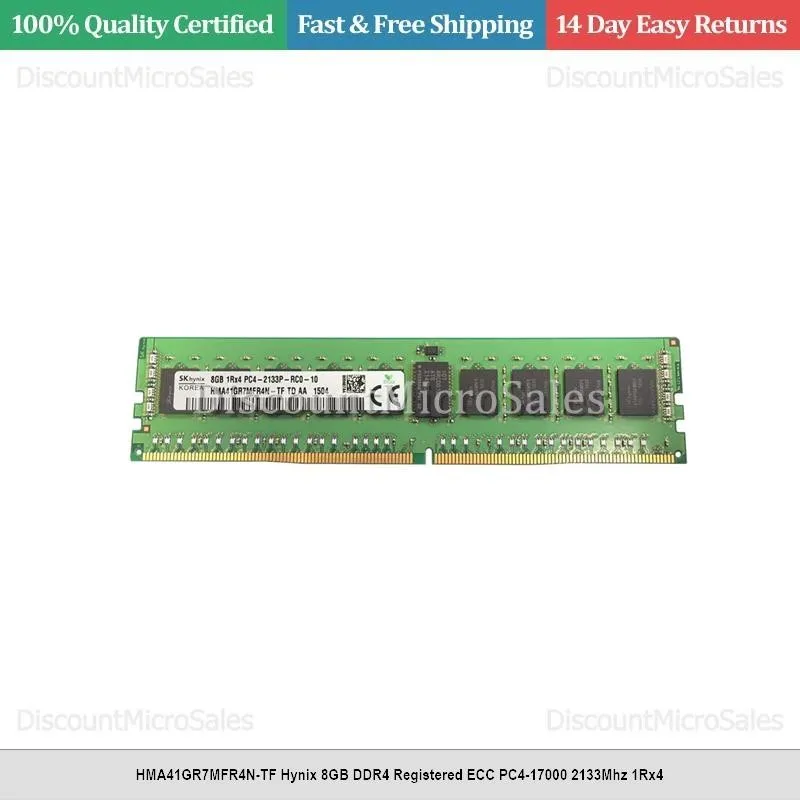 Модуль памяти HMA41GR7MFR4N-TF Hynix 8GB DDR4 Registered ECC PC4-17000 2133Mhz 1