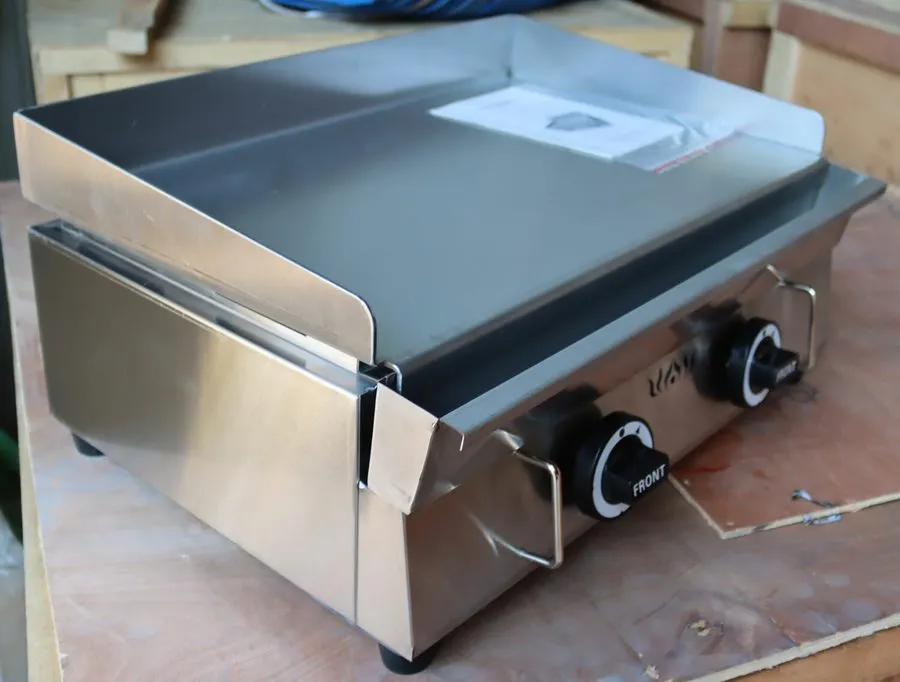 Гриль Commercial Gas Griddle Flat Top Grill Half Grooved 28" Stainless Steel 280
