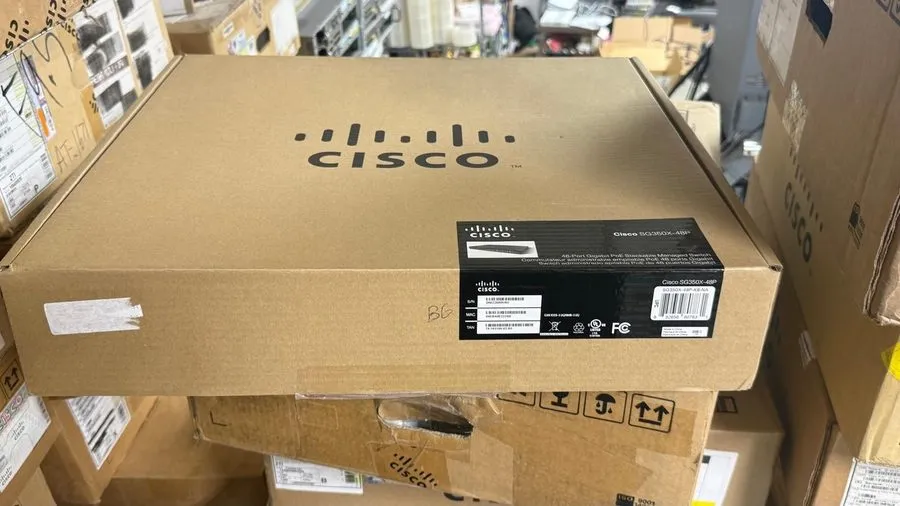 Коммутатор Cisco SG350X-48P-K9 48 port Gigabit Poe Stackable Network Switch