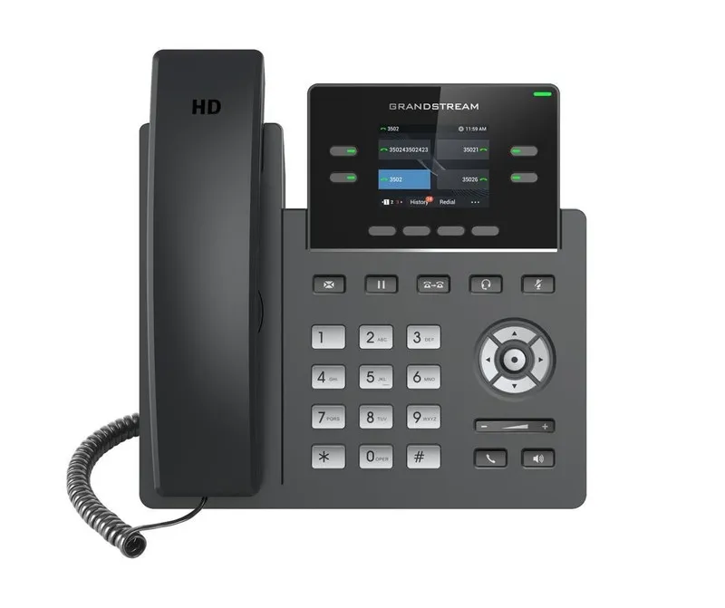 Grandstream GRP-2612W Ip Phone Black 2 Lines Tft Wi-Fi