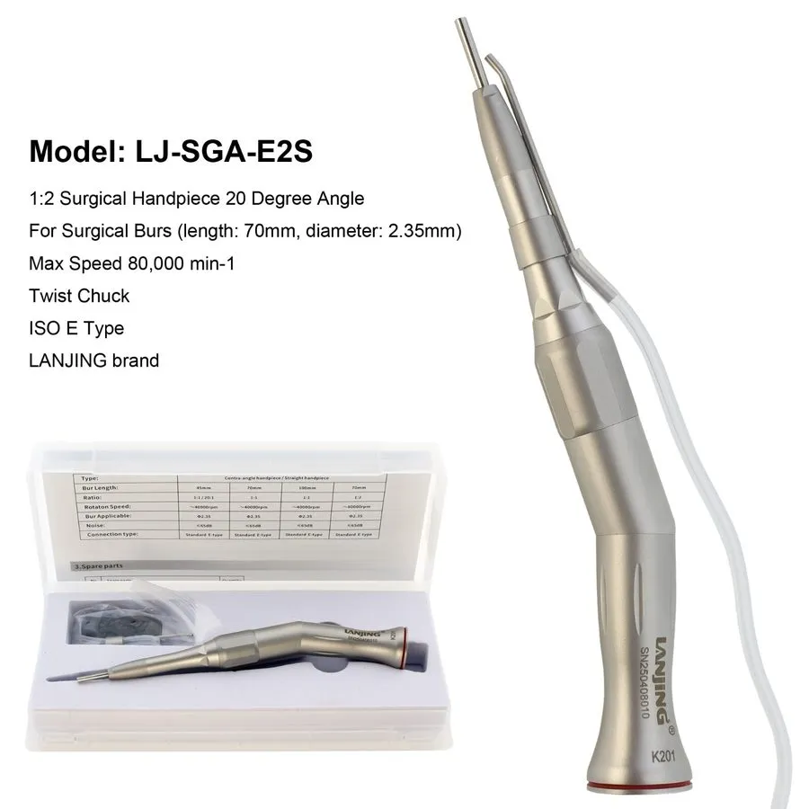 Стоматологический наконечник 1:2 Dental Handpiece Straight Surgical Attachment 2