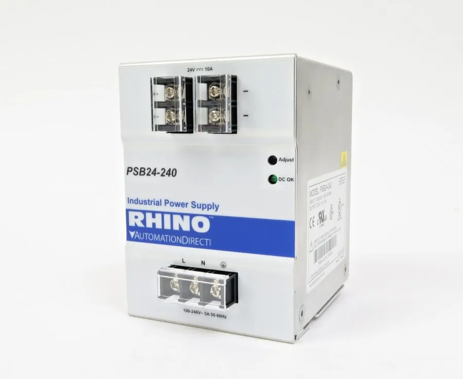 Блок питания RHINO PSB24-240 Industrial DIN Rail Power Supply 24VDC 10A 240W