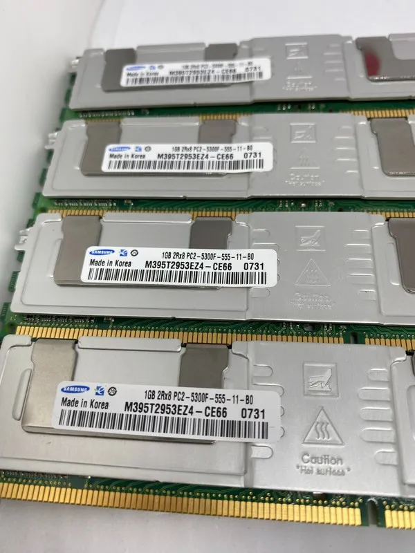 Модуль памяти 4GB TOTAL ECC RAM SAMSUNG SET OF 4 1GB PC2-5300F DDR2-667 ECC RAM 