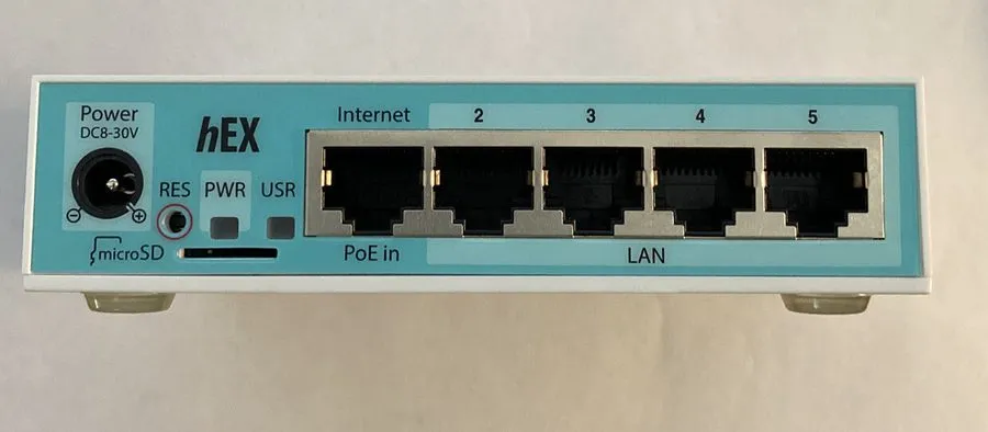 Маршрутизатор ROUTERBOARD Hex Lite 5 Ports Router 5 X 10/100 Poe OSL4 RB750r2 MI