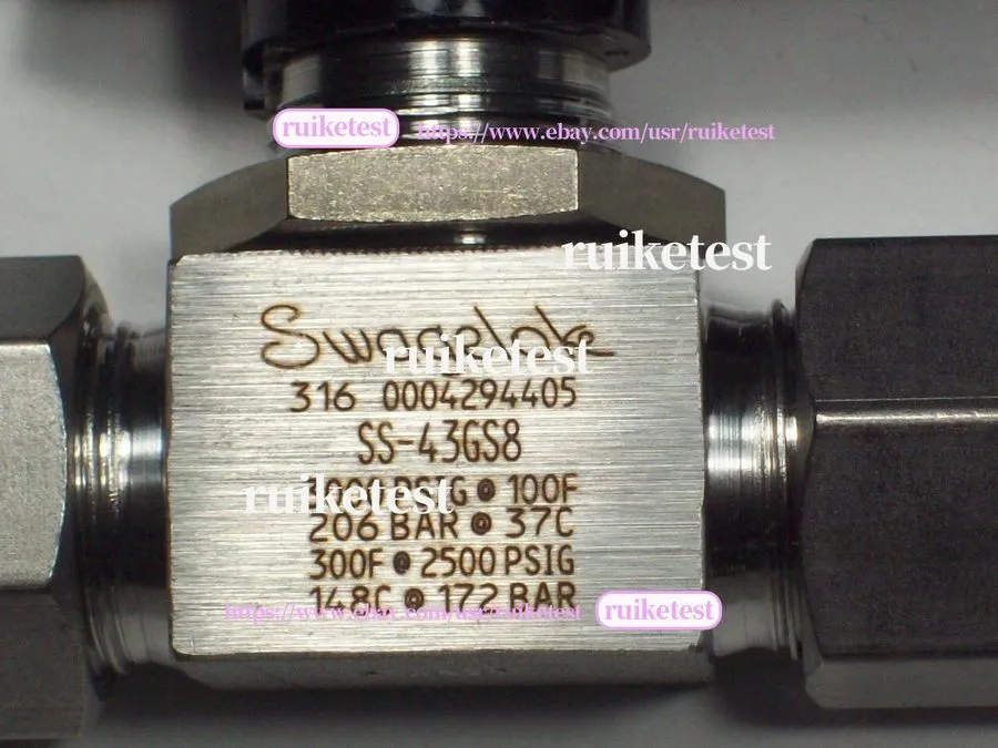 Клапан Swagelok SS-43GS8 1/2" Tube Ball Valve 316 Stainless Steel 3000 PSI