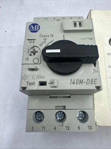Автоматический выключатель Allen Bradley 140M-D8E-C16 Motor Protection Circuit B — фото лота 1