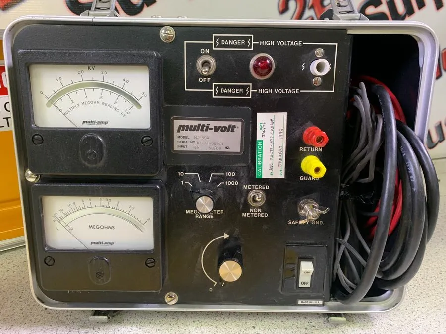 Тестер Biddle/Multi-Amp/Megger/Multi-Volt MG-50A Megohmmeter 5 kV DC, 100,000 me
