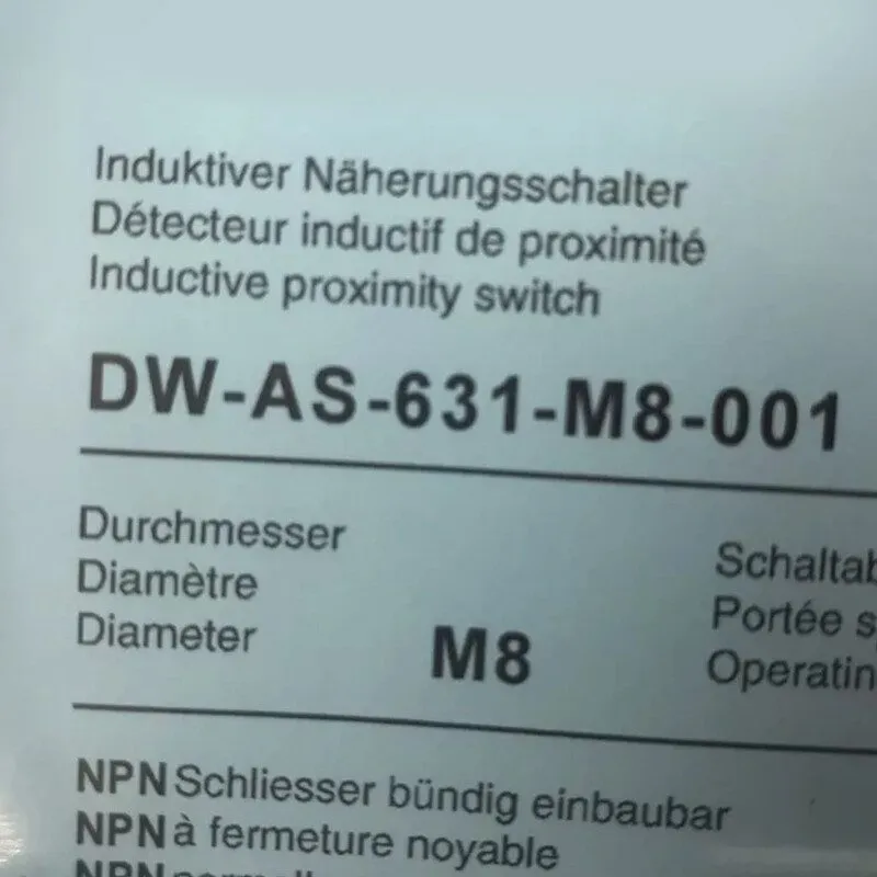 Датчик приближения CONTRINEX DW-AS-631-M8-001 proximity switch Sensor