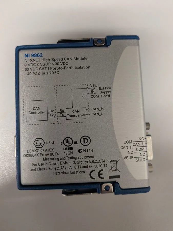 Модуль National Instruments NI-9862 NI-XNET cDAQ CAN Interface Module — фото лота 1