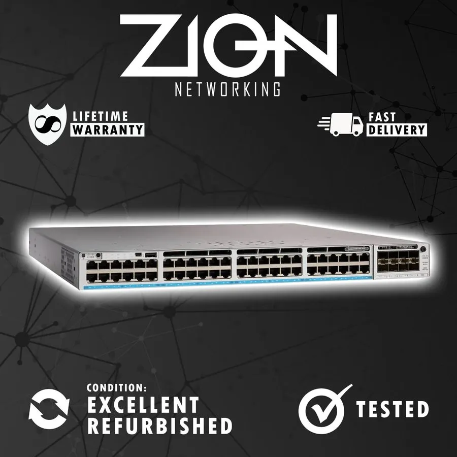 Коммутатор Cisco C9300-48UN-A 48-port Switch w/ C9300-NM-8X and 1x PWR-C1-1100WA