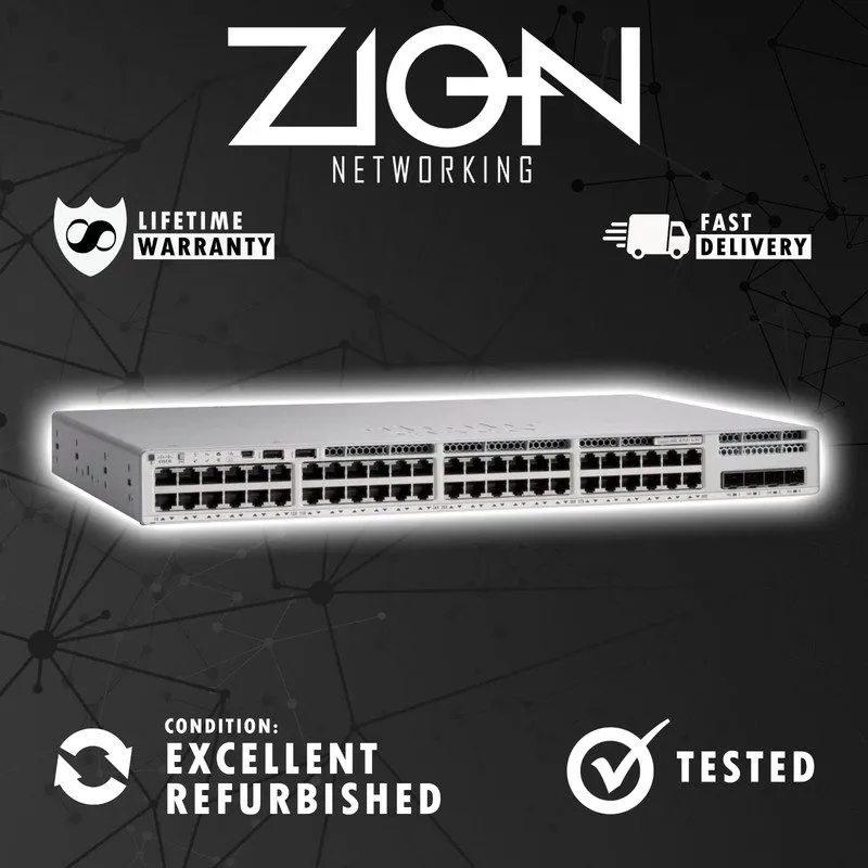 Коммутатор Cisco C9300L-48P-4G-E Catalyst 9300L Series 48port PoE Network Switch