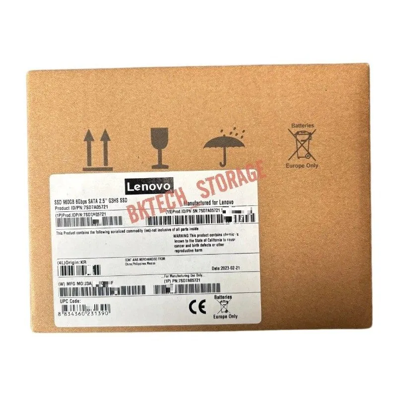 Сервер Lenovo/IBM ThinkSystem 960GB 2.5" SATA 6G 01GT779 7SD7A05721 HS Server SS