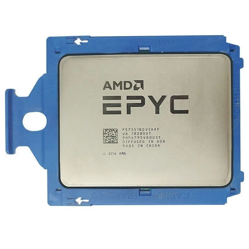 Модуль памяти Unlocked AMD EPYC 7551 32 core 64 threads 64MB 180W DDR4 SP3 CPU p — фото лота 1