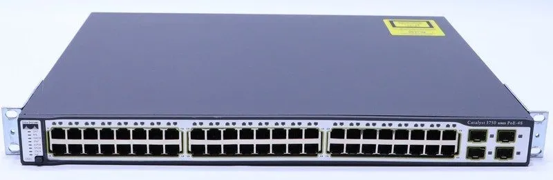 Коммутатор Cisco Catalyst WS-C3750V2-48PS-S 48-Port PoE Switch WS-C3750-48PS-S