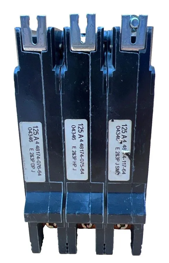Автоматический выключатель Square D EJB34125 3p 480v 125a 65k NF Bolt In Circuit