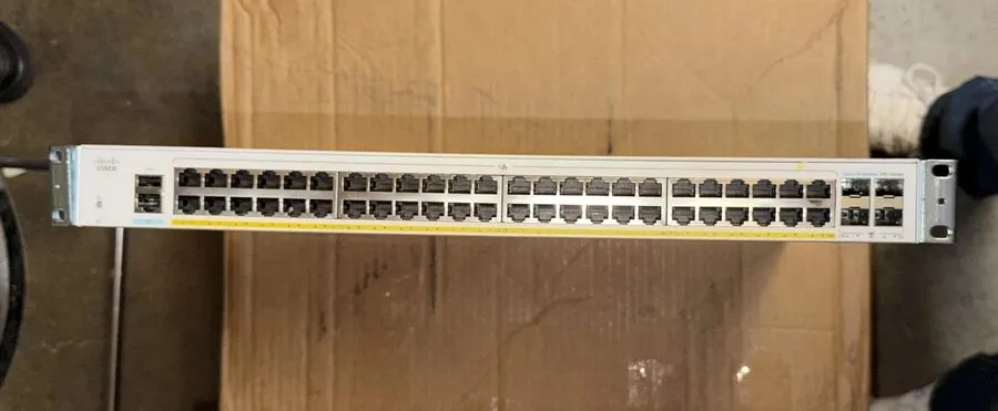 Коммутатор CISCO CBS350-48FP-4G 48 Port GE, Full PoE 4 Managed Switch Factory Re