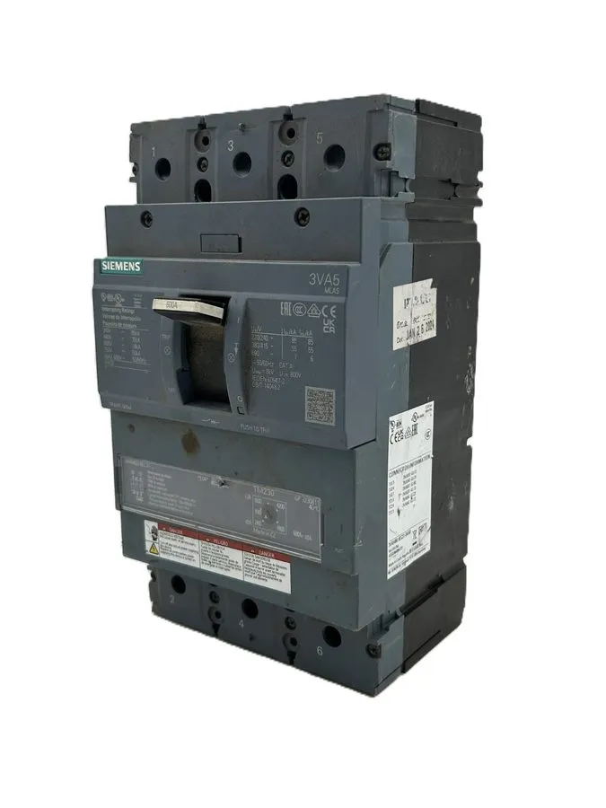 Автоматический выключатель SIEMENS 3VA5460-5EC31-0AA0 MOLDED CASE CIRCUIT BREAKE
