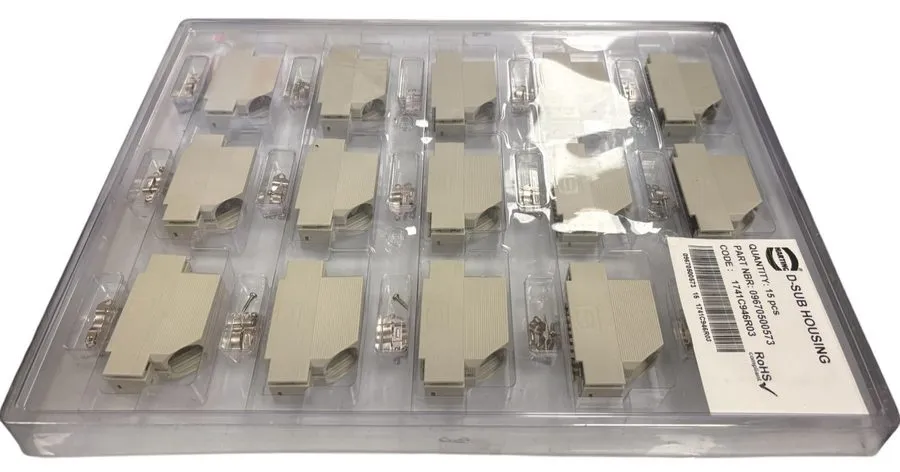Электронный компонент HARTING 09670370443 D-SUB BACKSHELL 50pin gray Plastic Hoo