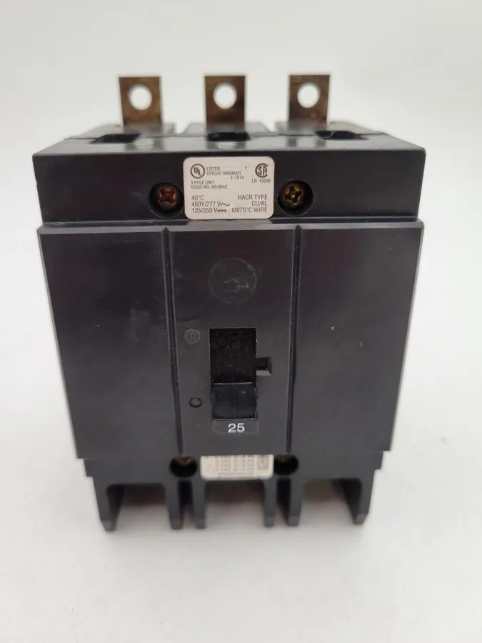 Автоматический выключатель Eaton Cutler Hammer GHB GHB3025 3 Pole 25 Amp 480V Ci