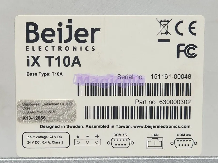 Панель оператора BEIJER IX T10A GRAPHIC TOUCH HMI PANEL 630000302