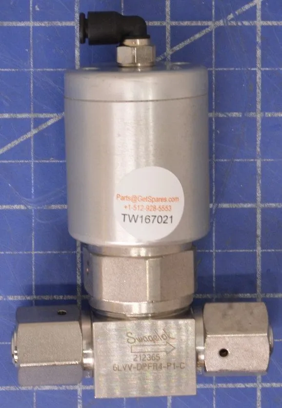 Клапан Swagelok 6LVV-DPFR4-P1-C, Diaphragm Pneumatic Valve