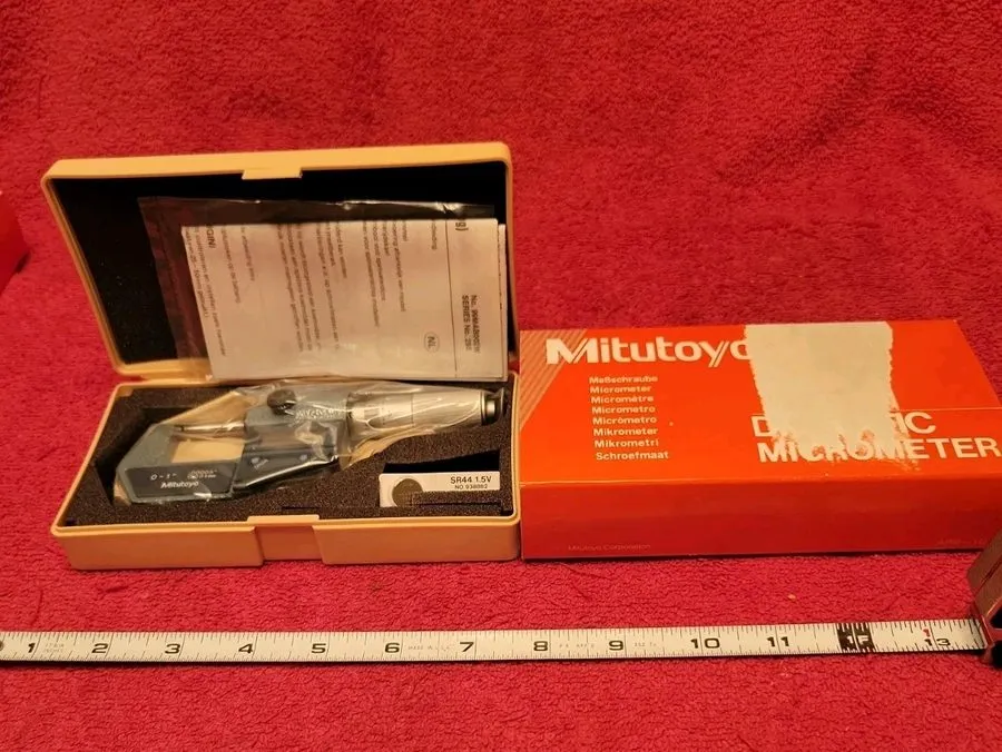 Микрометр Mitutoyo 293-765-30 Digital Micrometer with Case 0-1'' .00005'' 0.001m